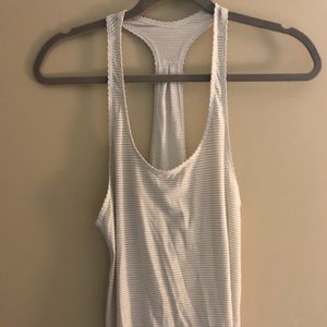White Lululemon Racerback Top